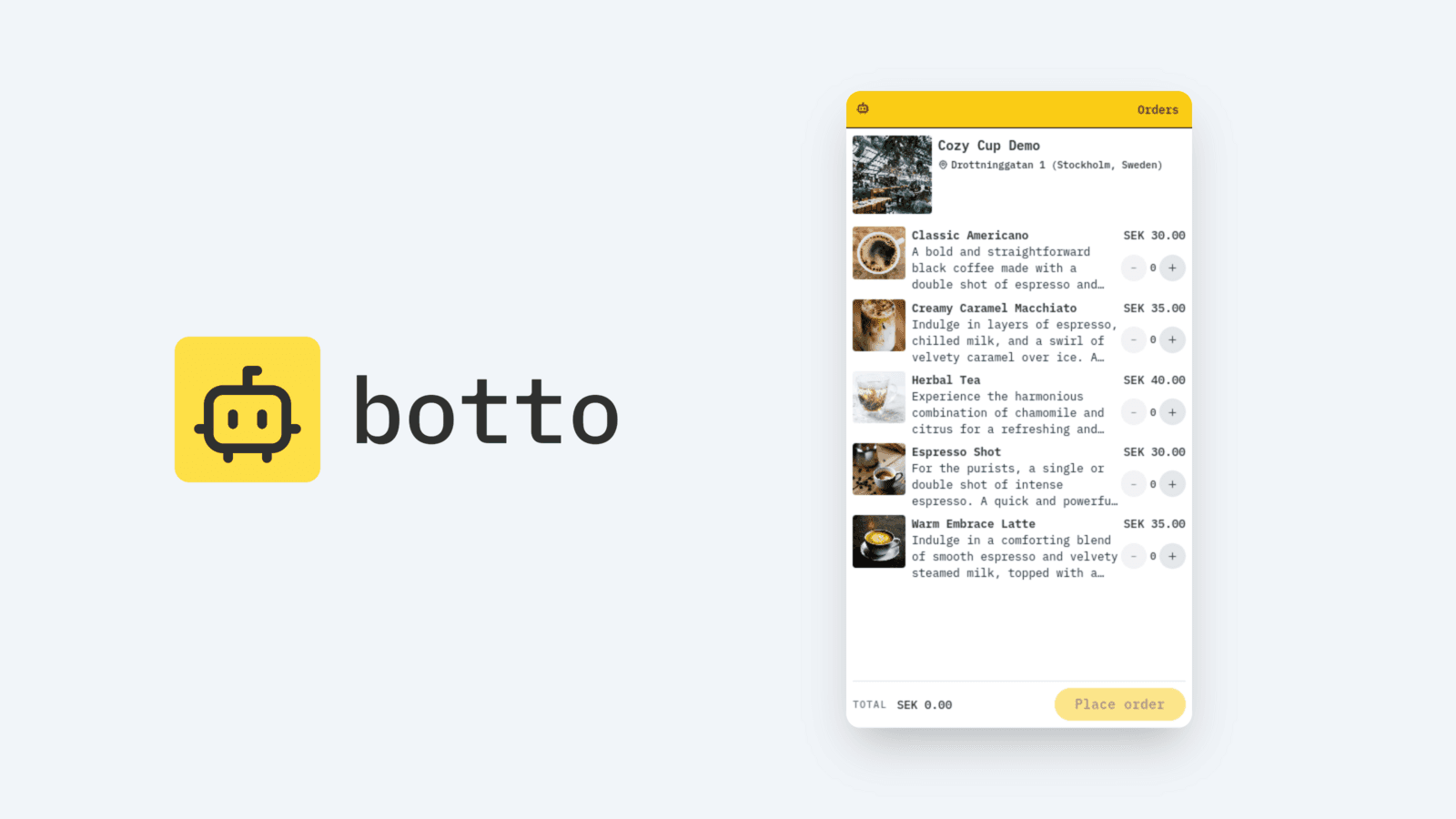 Our custom storefront makes ordering quick and easy