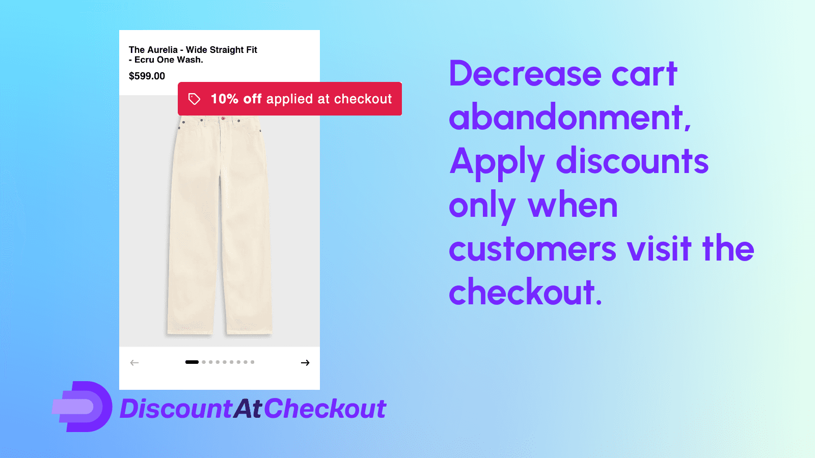 Discount at Checkout