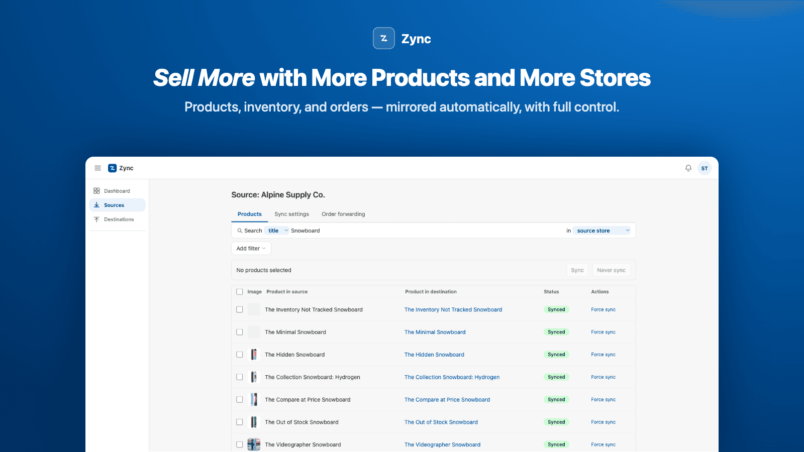 Sell more with Zync