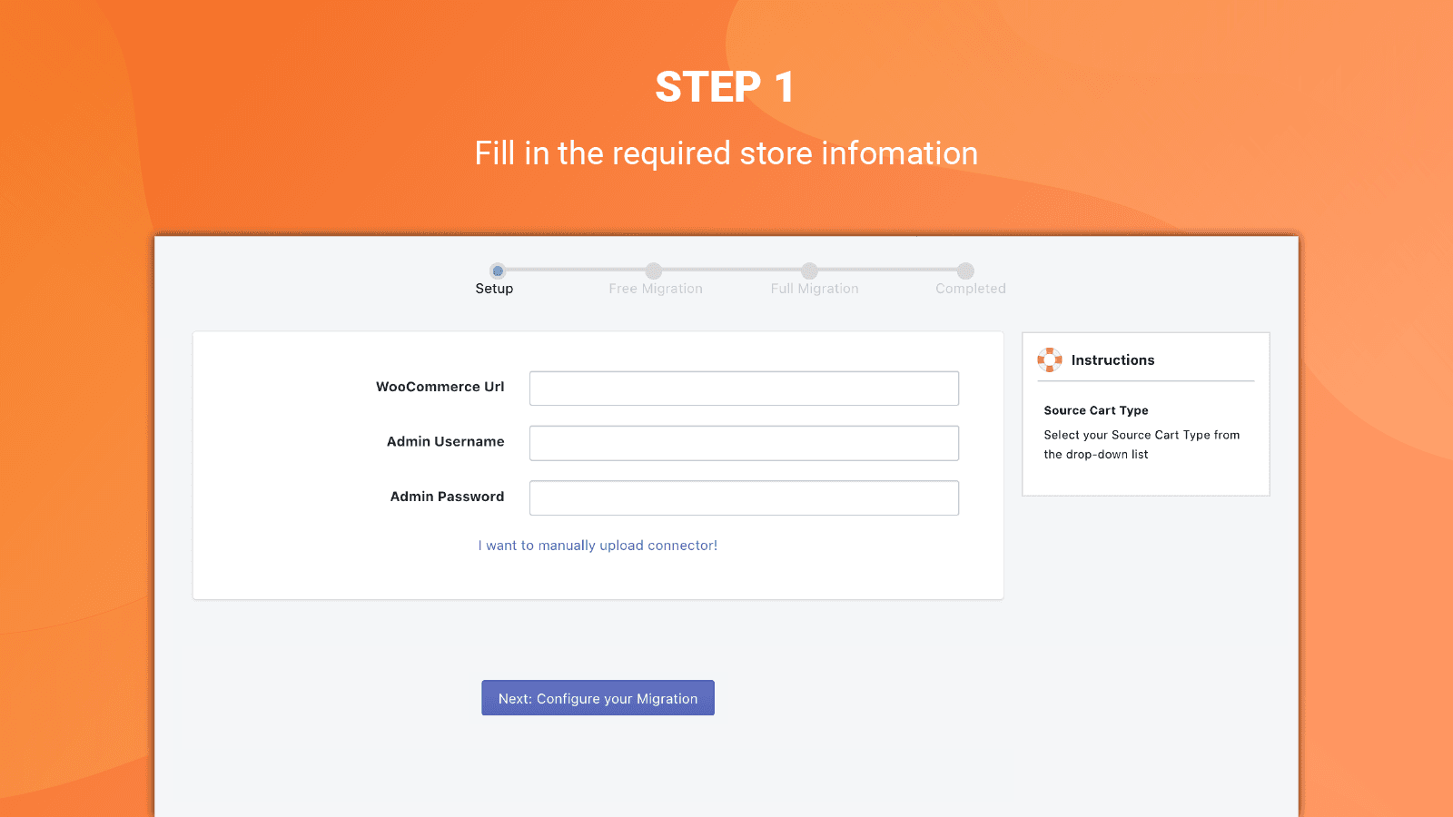 litextension Shopify migration app setup, import products