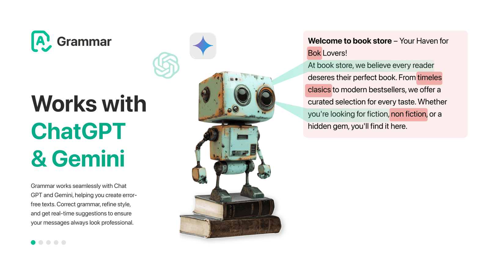 Works with ChatGPT & Gemini