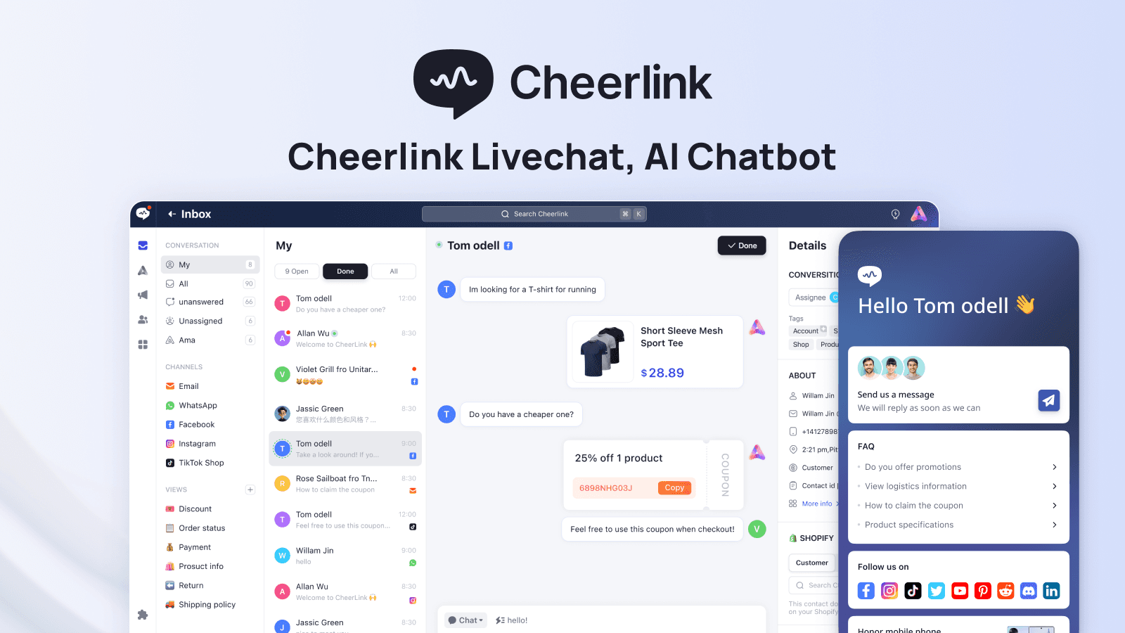Cheerlink Feature Media: Your AI shop assistant that converts