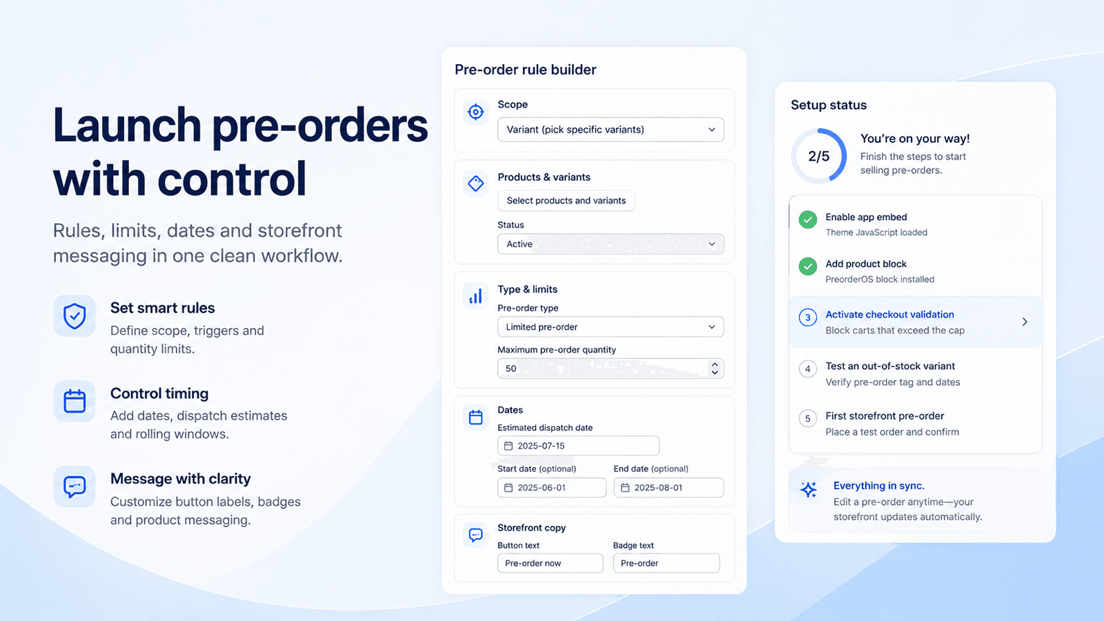 PreorderOS - Preorder Manager