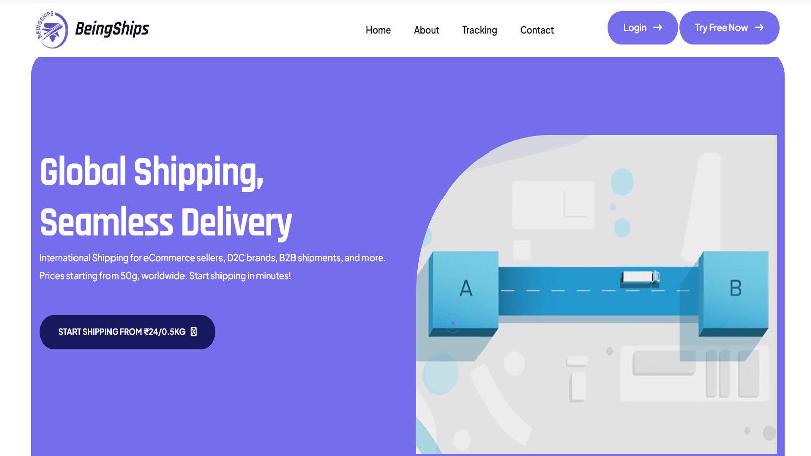 BeingShips helps merchants manage shipping and orders easily.