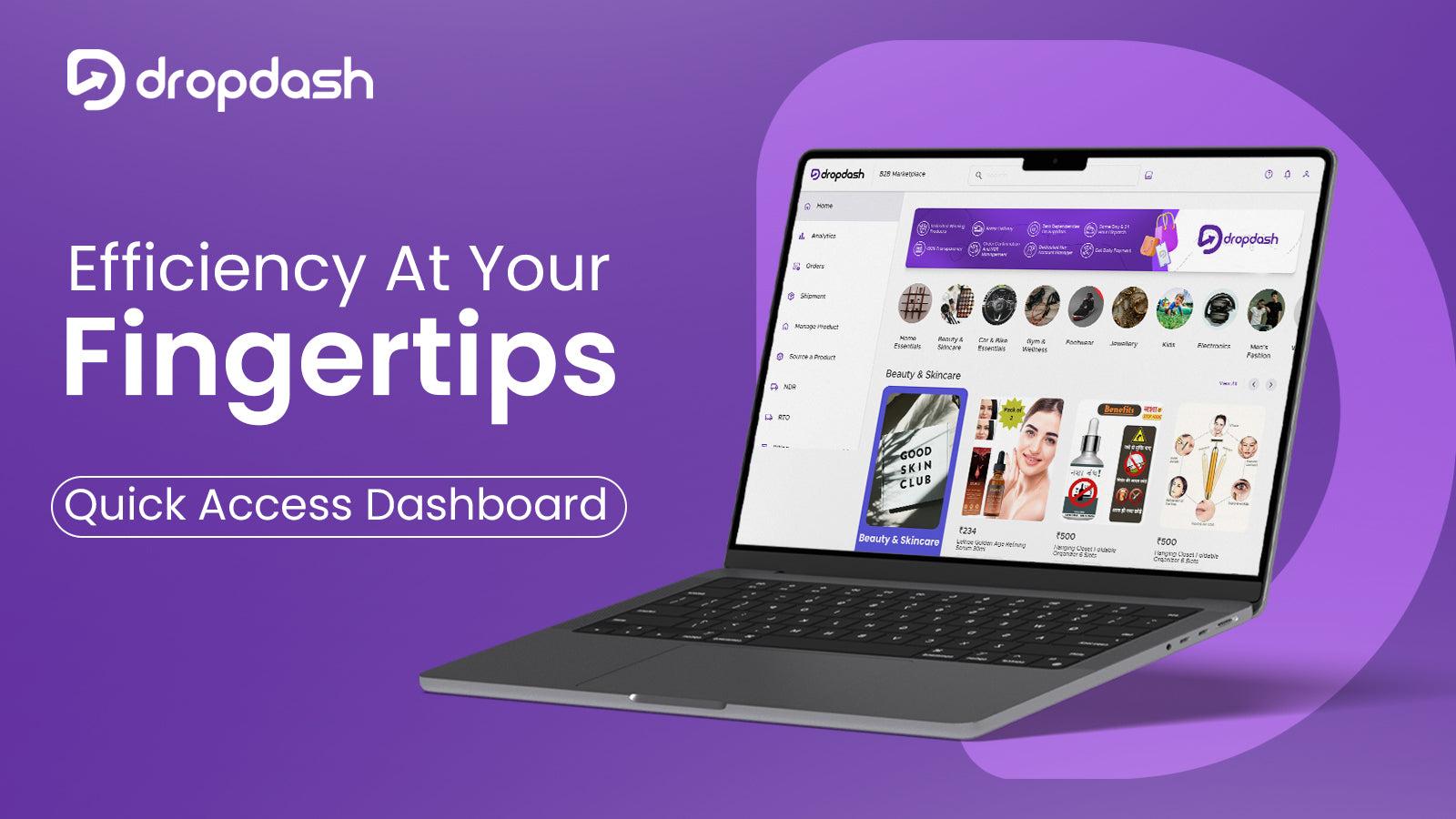 Quick access dashboard