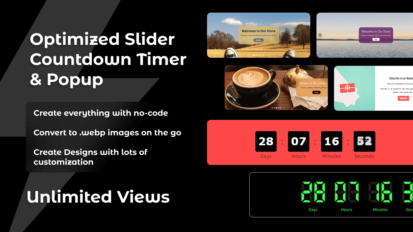 Optimized Slider, Timer, and Popup featured image