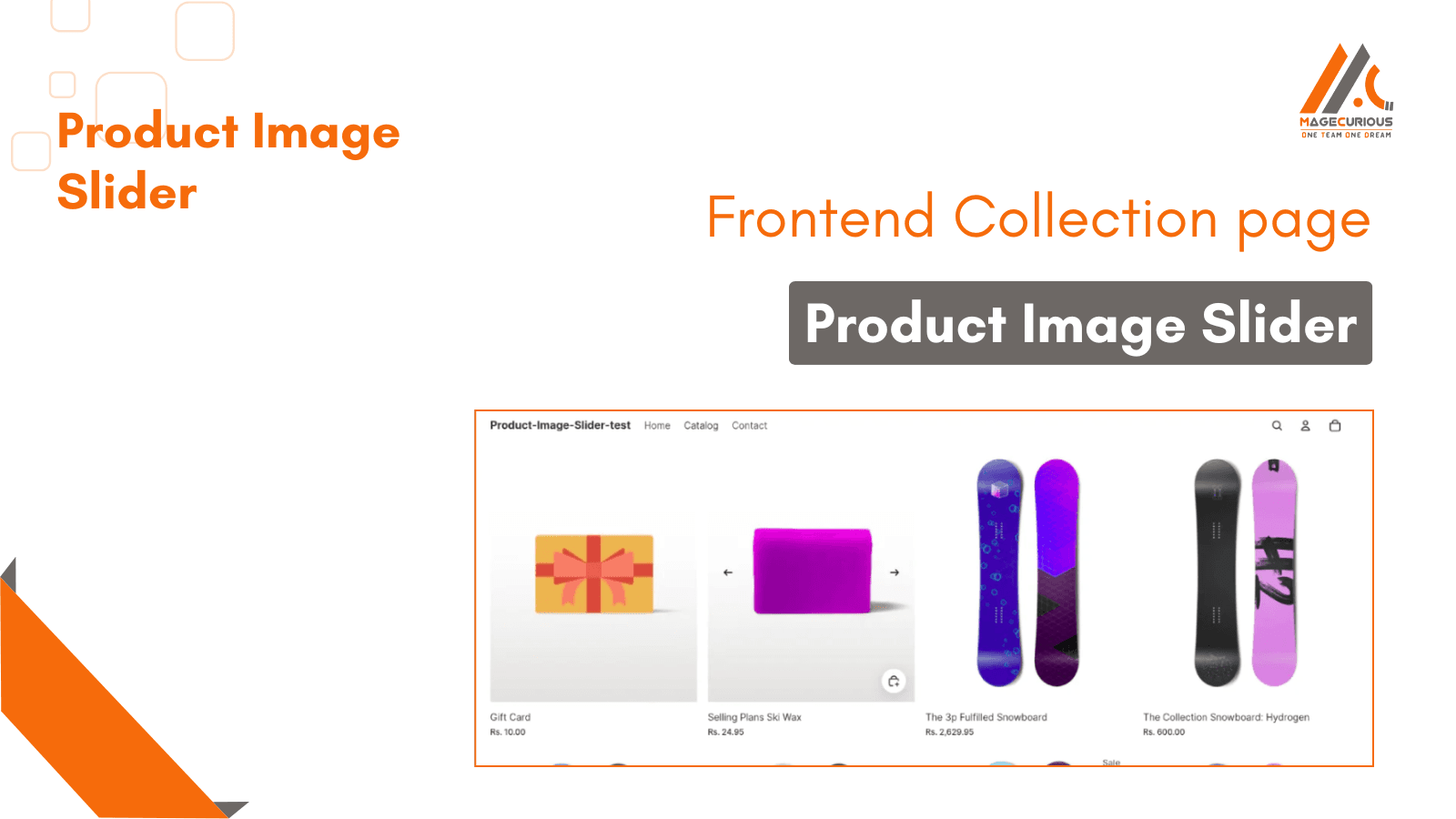 Product image slider