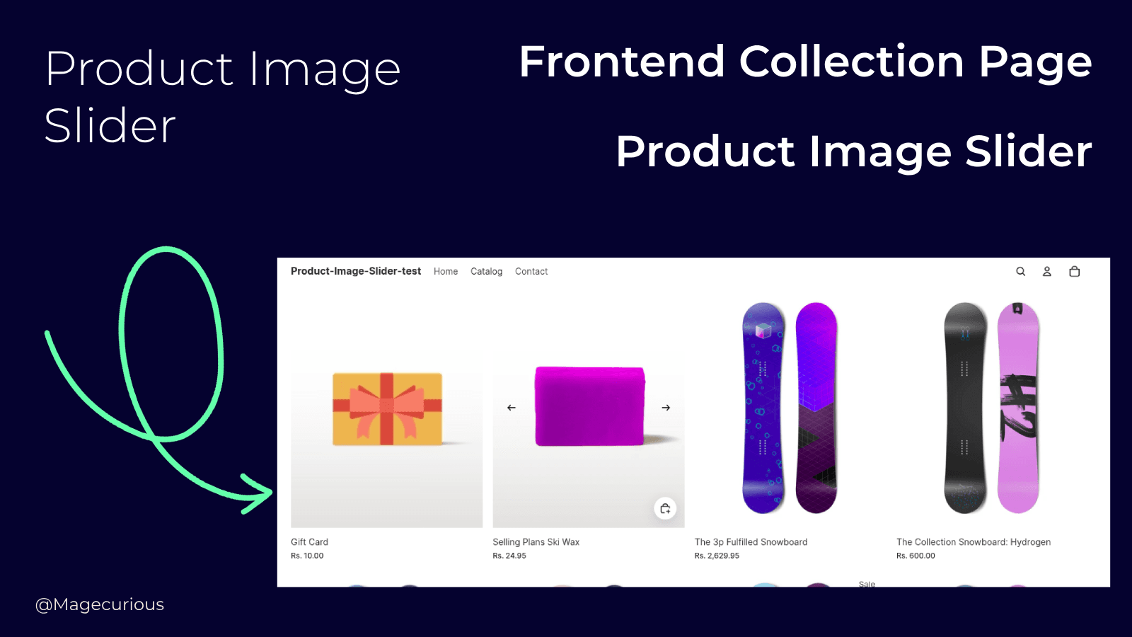 Product image slider
