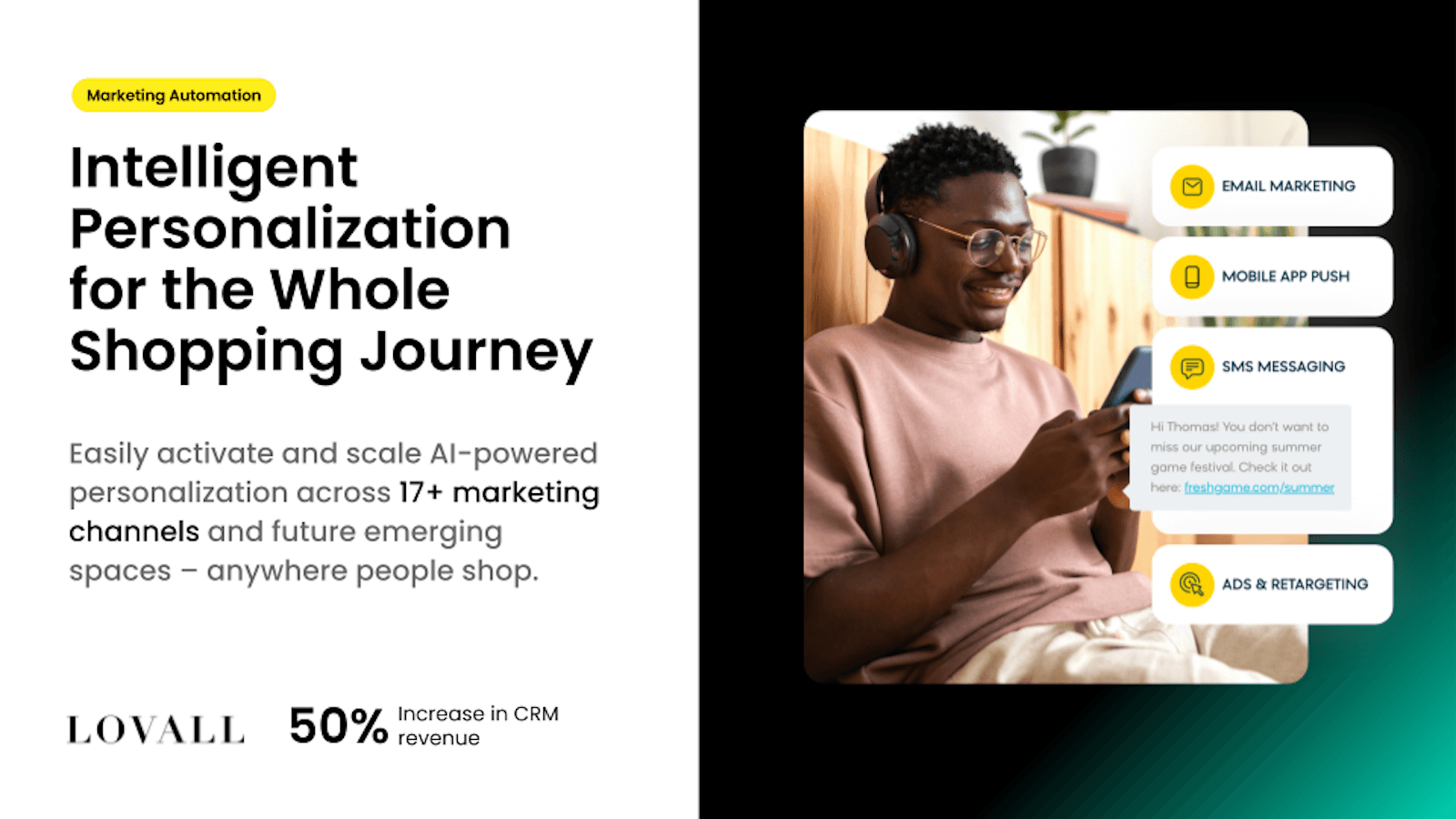 Intelligent Personalization for the Whole Shopping Journey