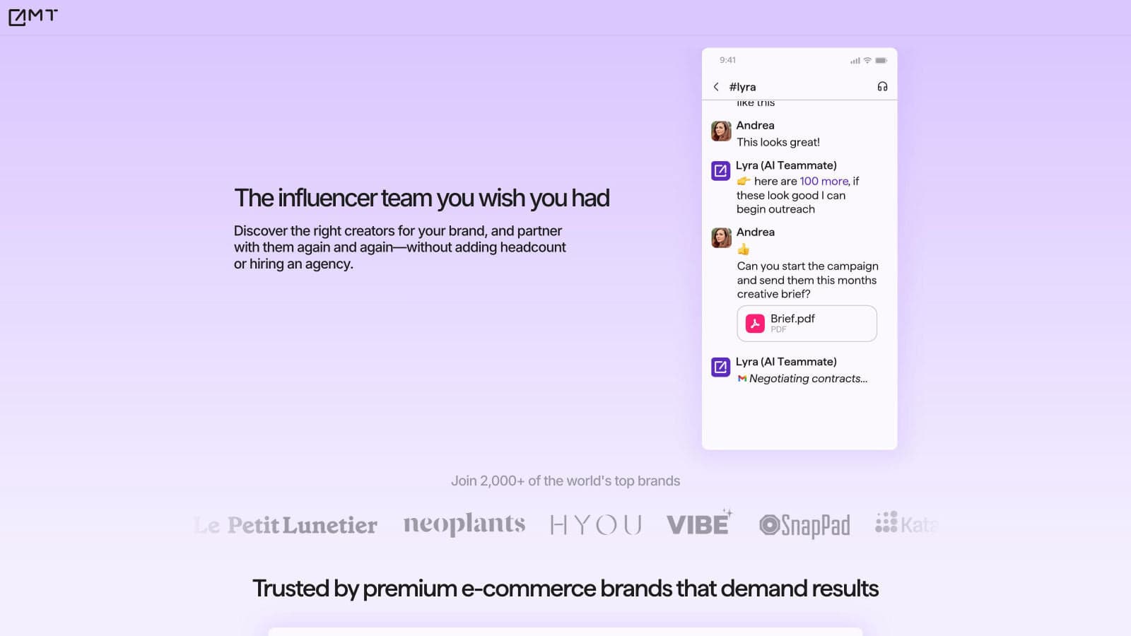 Manage you influencer gifting campaigns