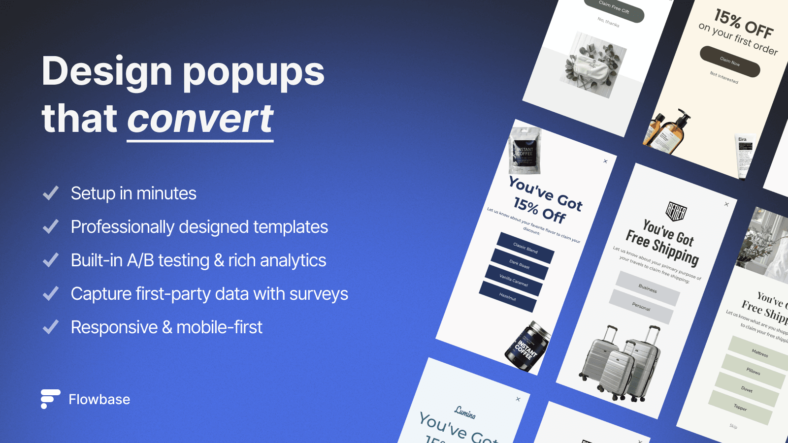 Design popups that convert