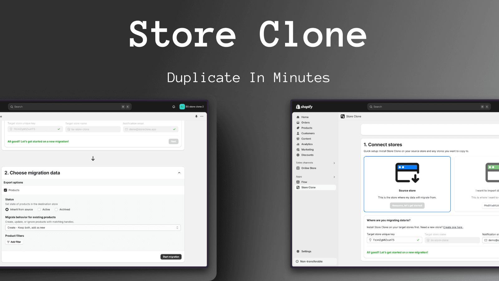 Store Clone - Duplicate In Minutes