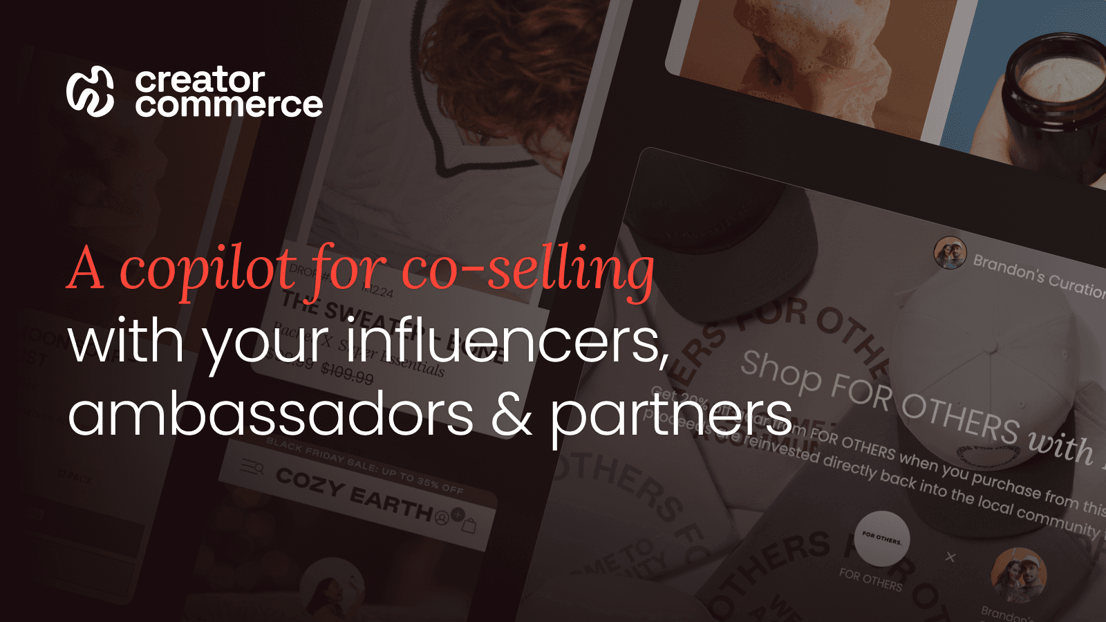 A copilot for co-selling with influencers & affiliate partners