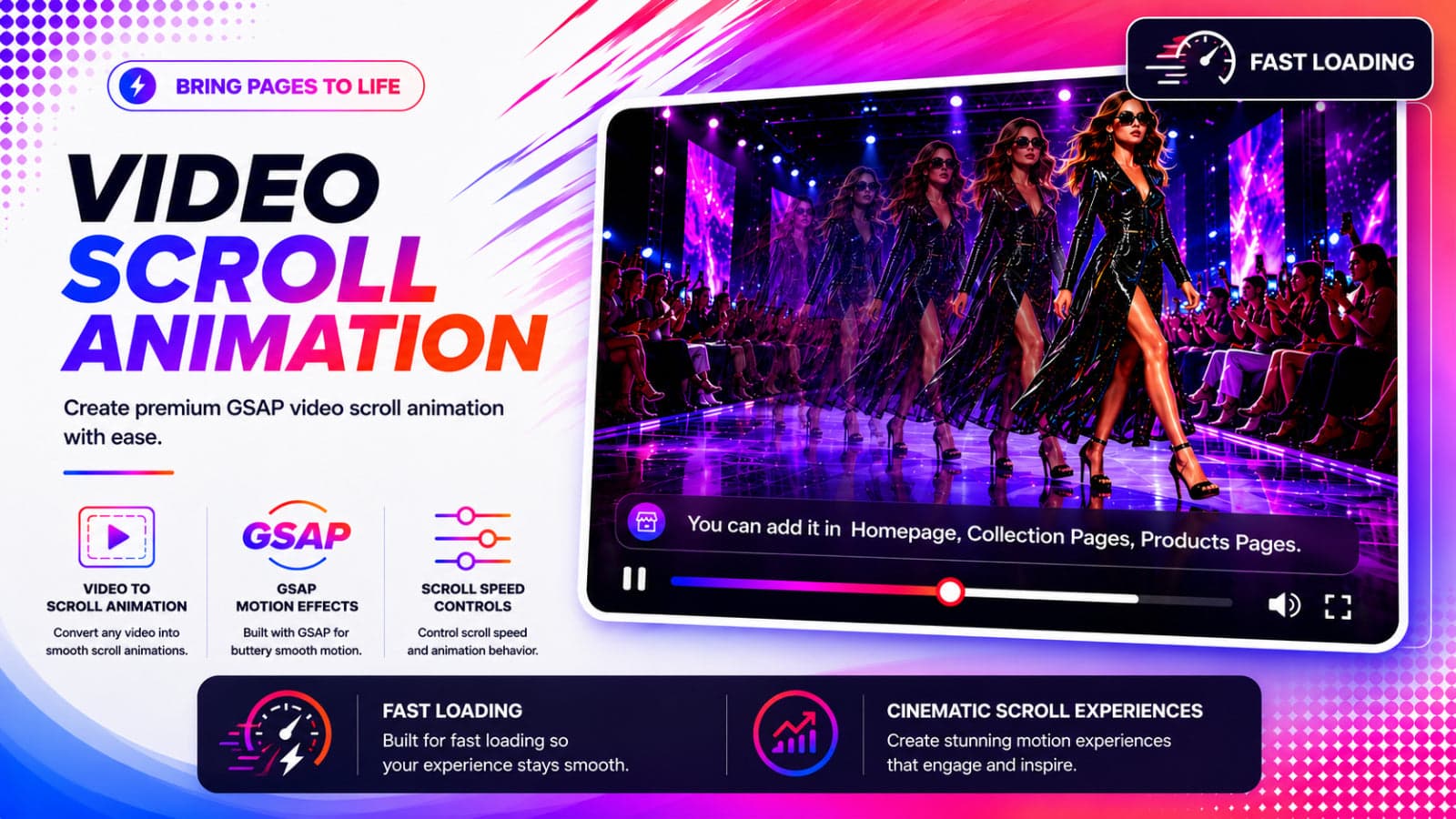 Motion hero - Scroll Animation Gsap