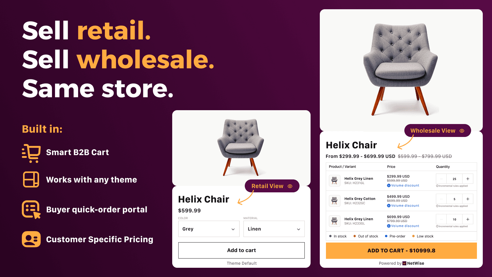 Turn your existing store into a B2B and wholesale growth engine