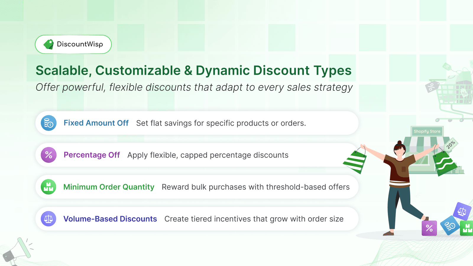 Powerful Discount Types