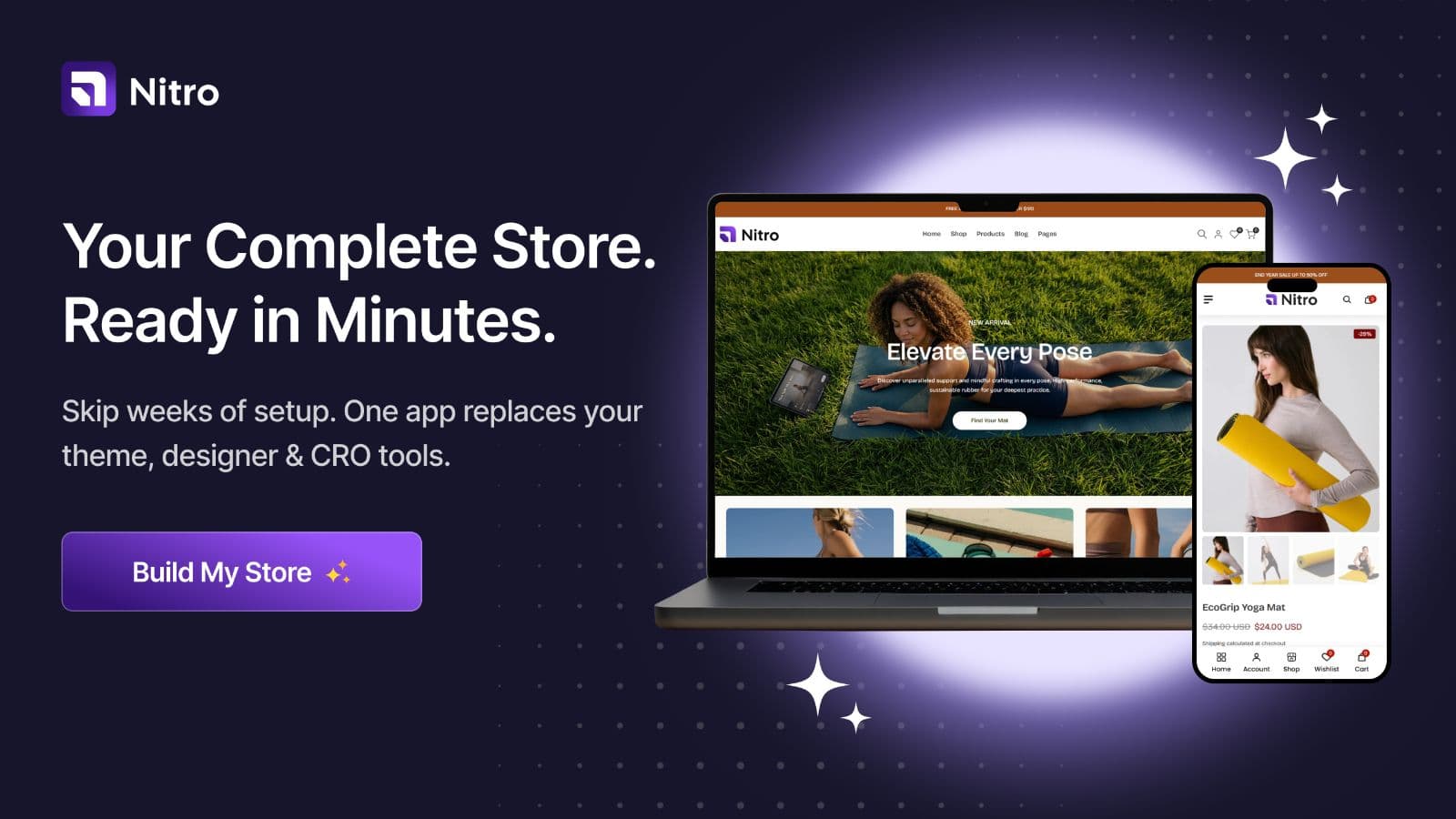 Nitro: AI Store Builder & CRO