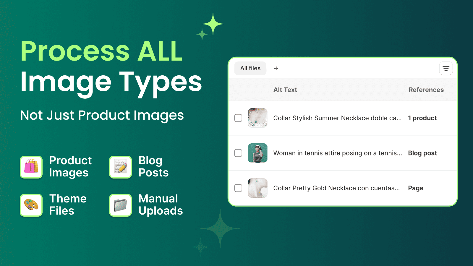 Process ALL image types automatically - not just products!