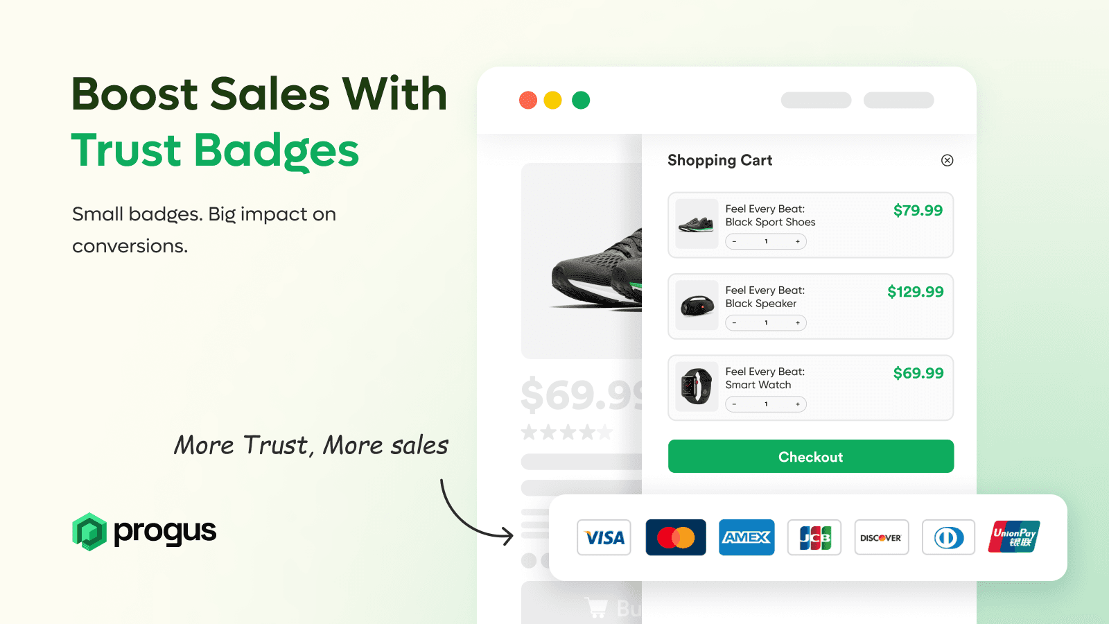 Progus Trust Badges - Boost sales