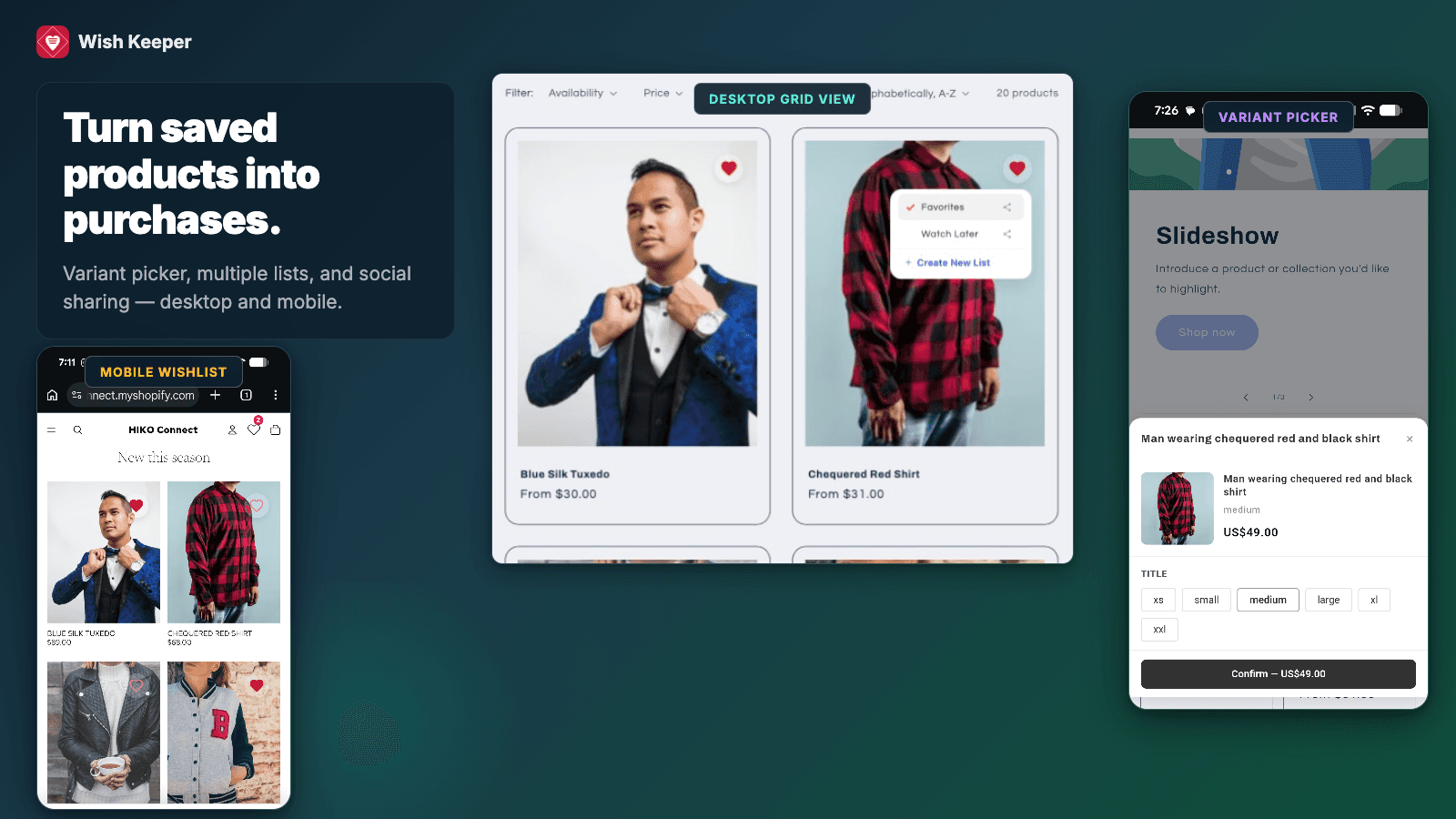 Turn saved products into purchases with smart follow-ups.
