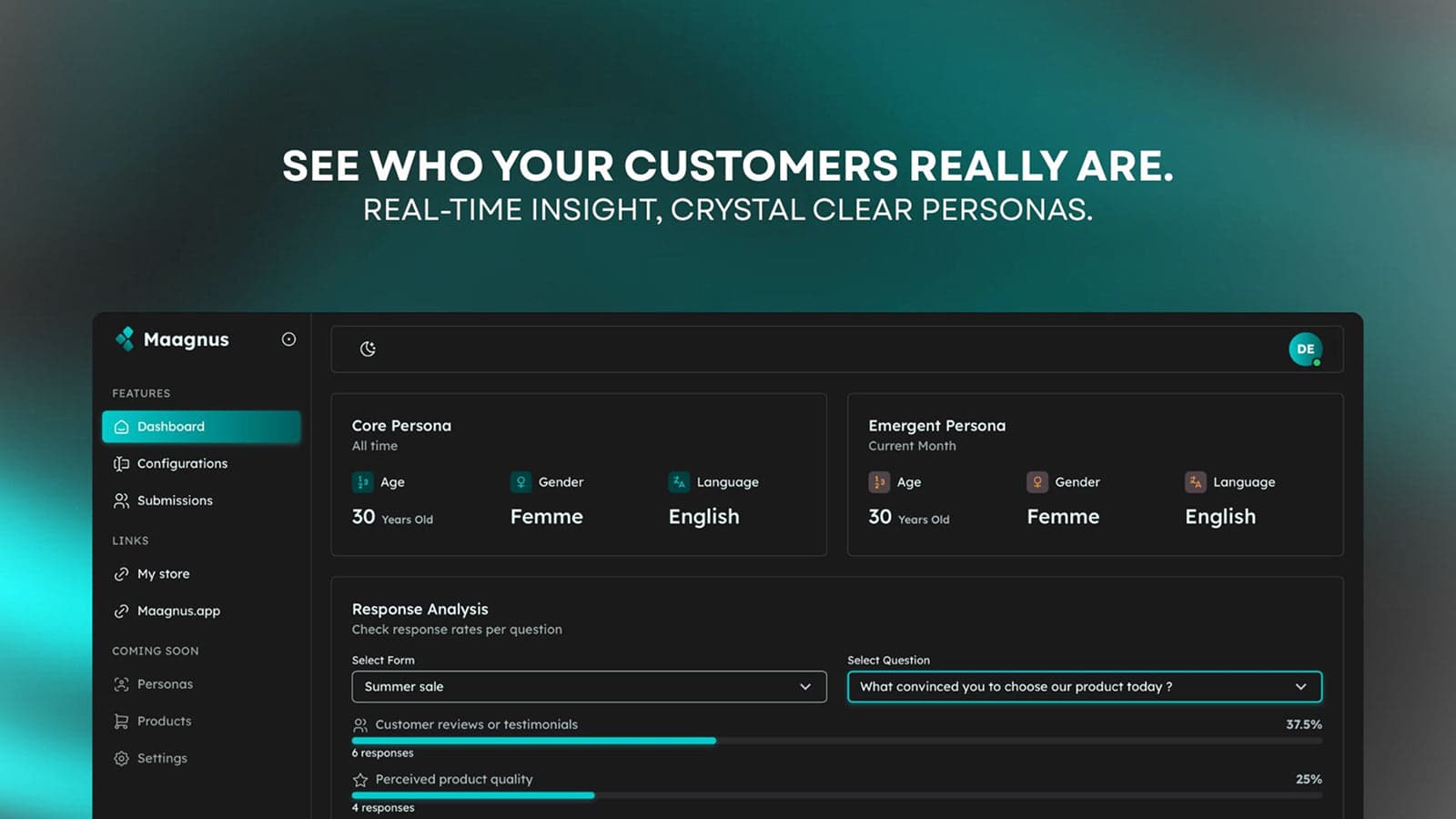 Maagnus – Shopify App - Data for Growth