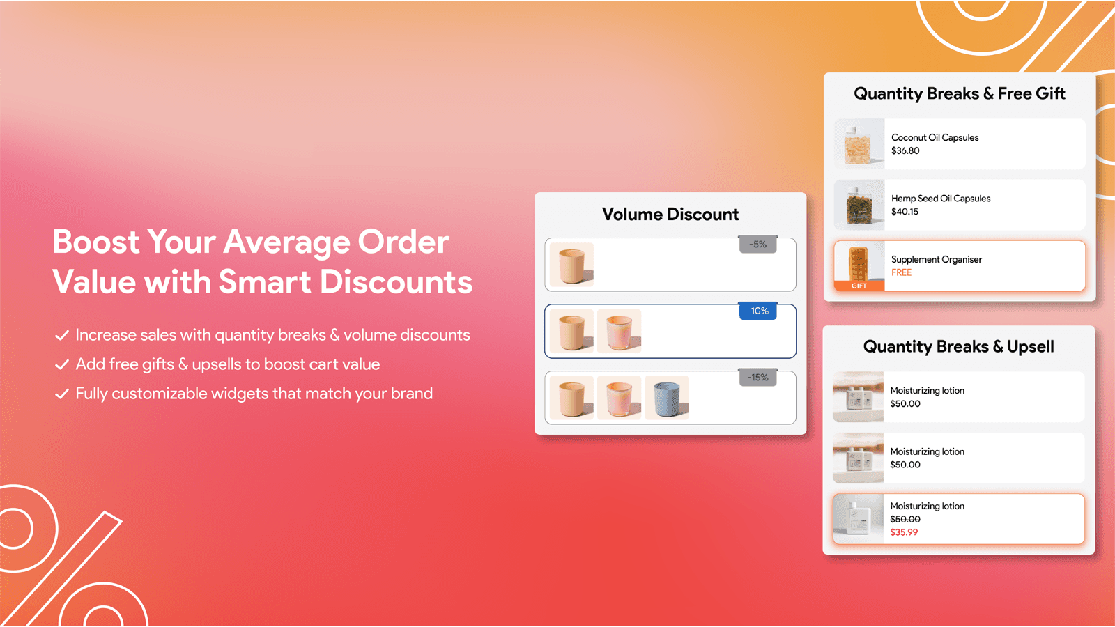 Boost AOV with strategic discounts