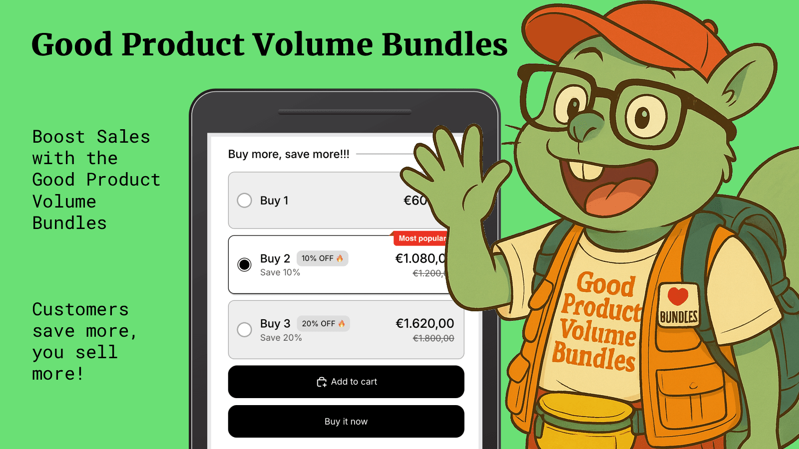 Good Product Volume Bundles