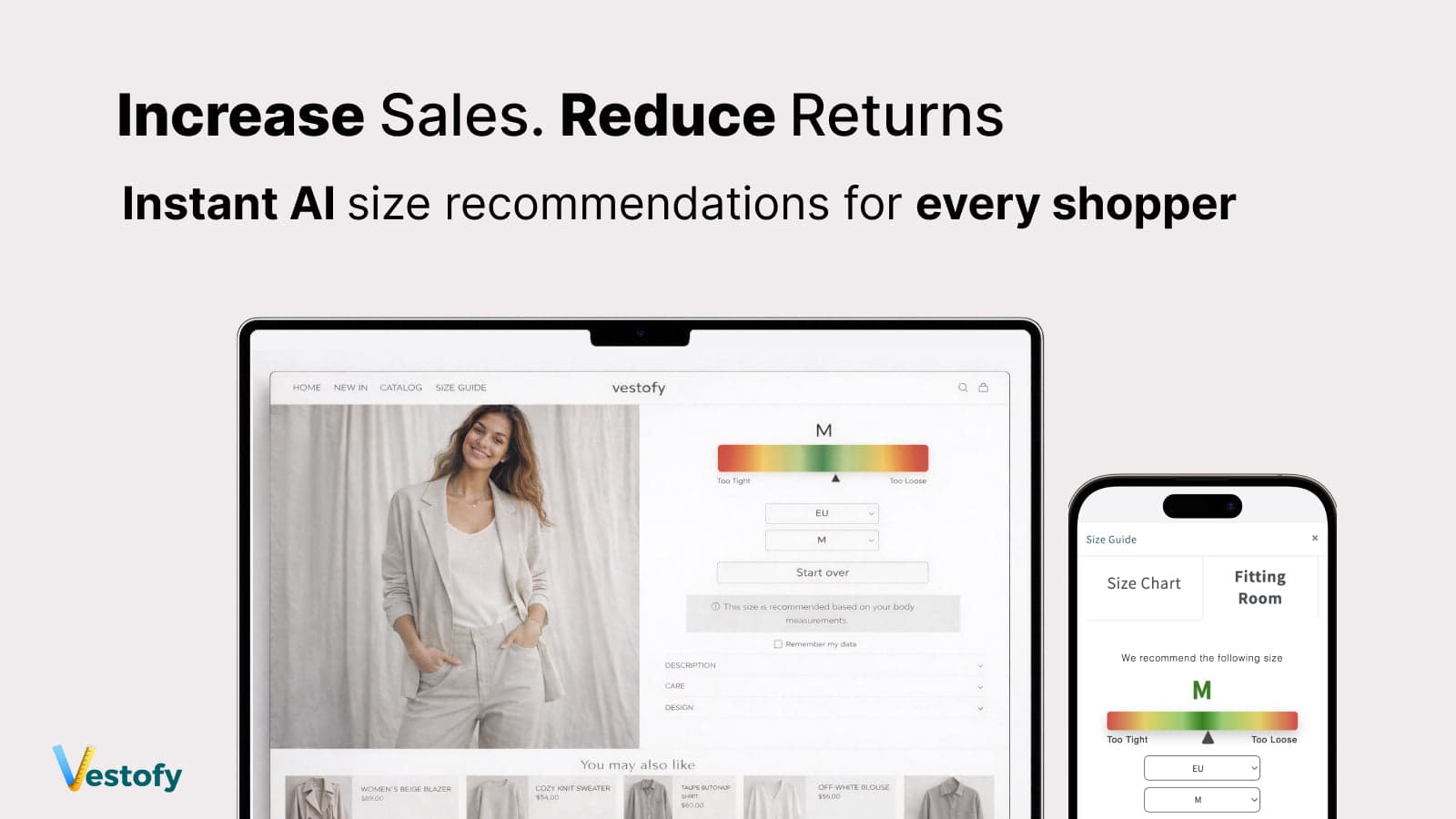 AI size recommender