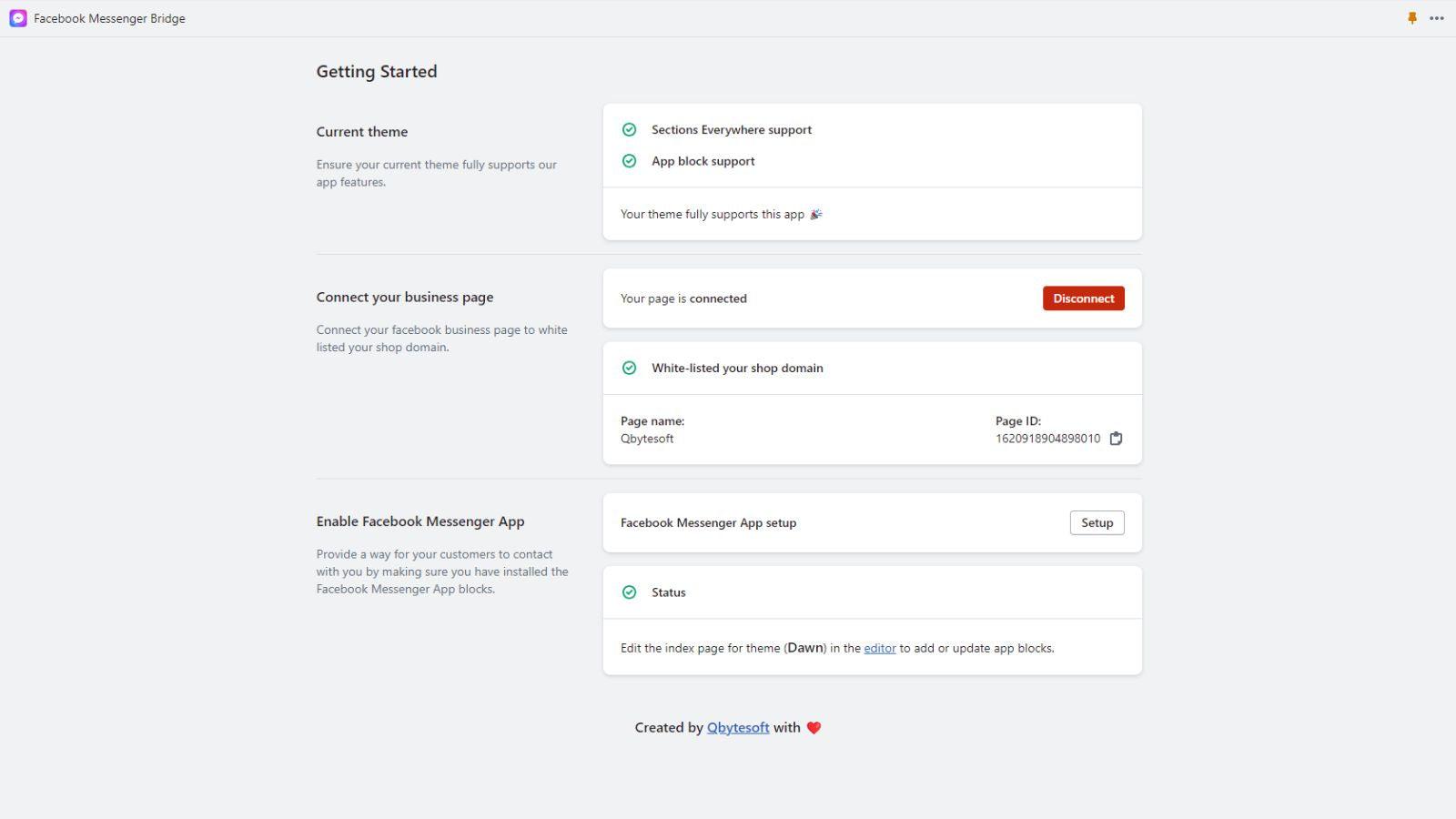 Qchat Facebook Messenger Dashboard