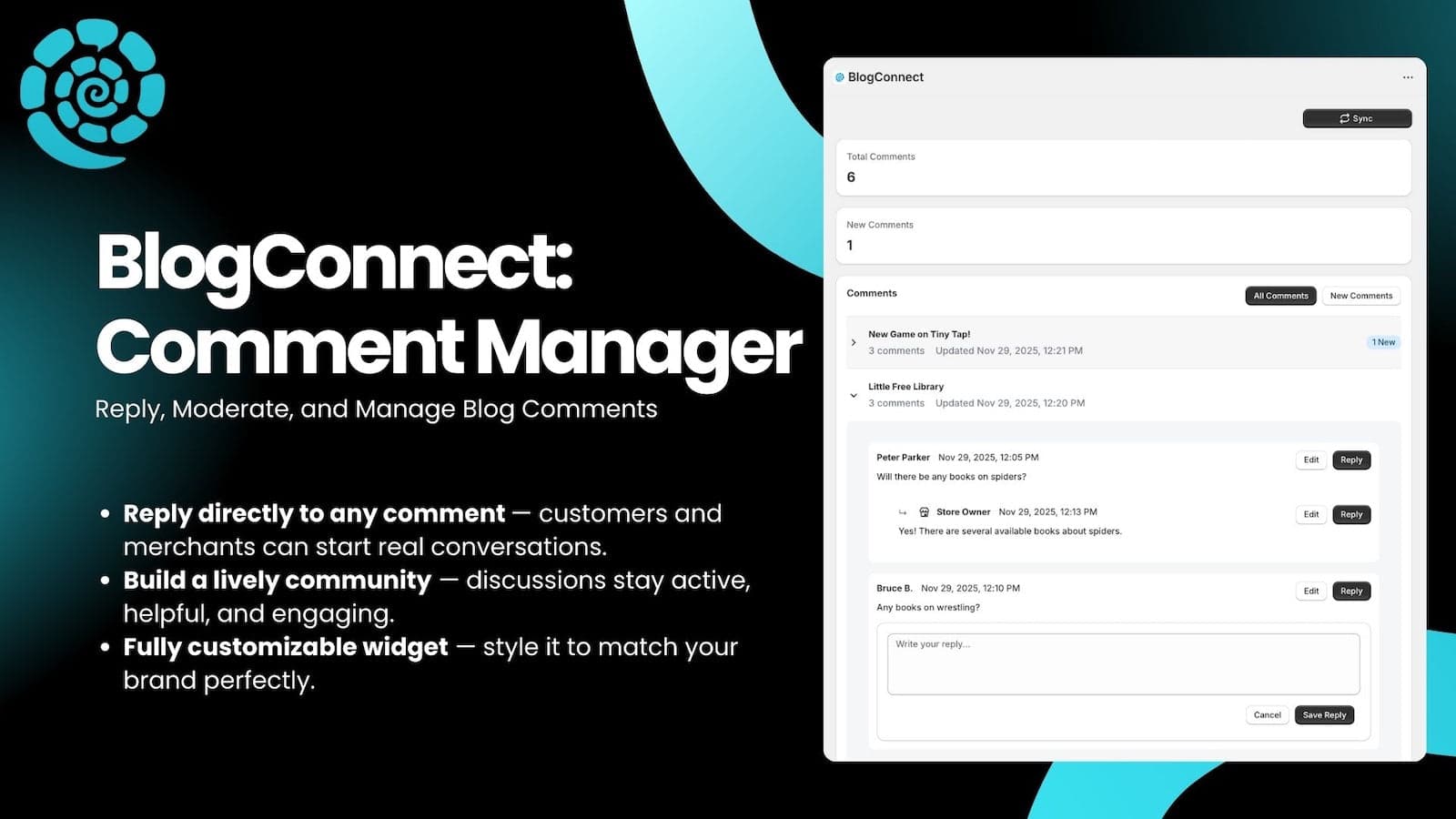 BlogConnect: Comment Manager