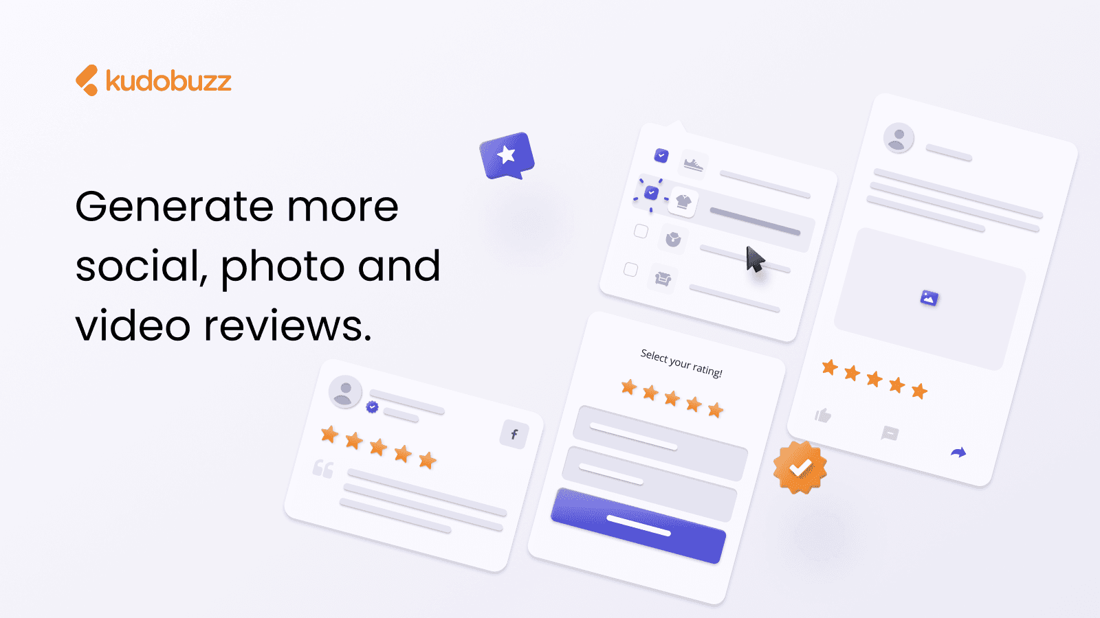Seamlessly collect and showcase social and photo reviews.