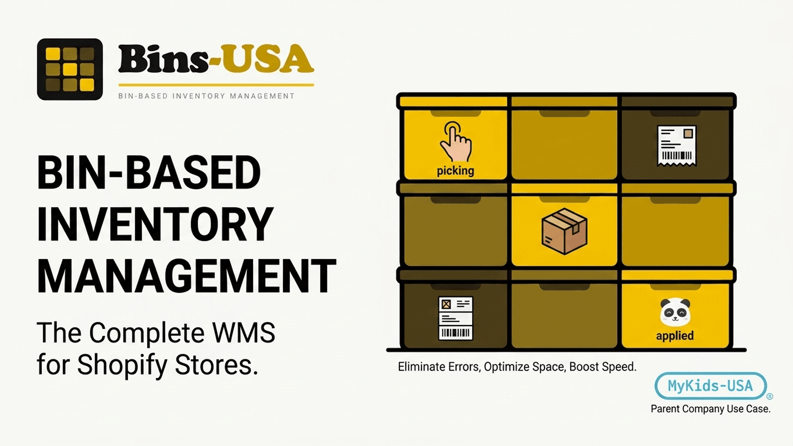 Bin-Based Inventory Management - The complete WMS Cloud.
