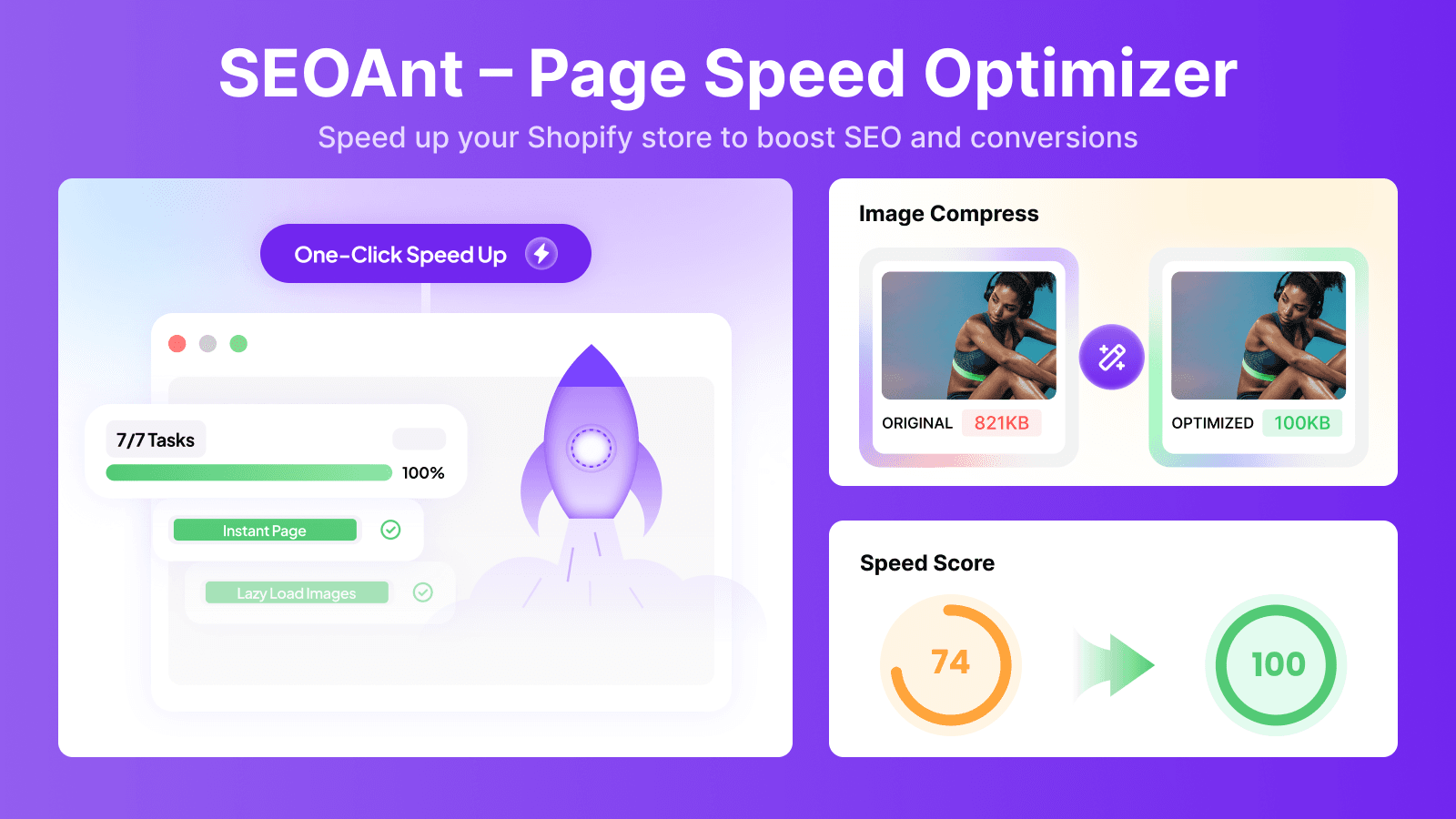 SEOAnt - page speed optimizer