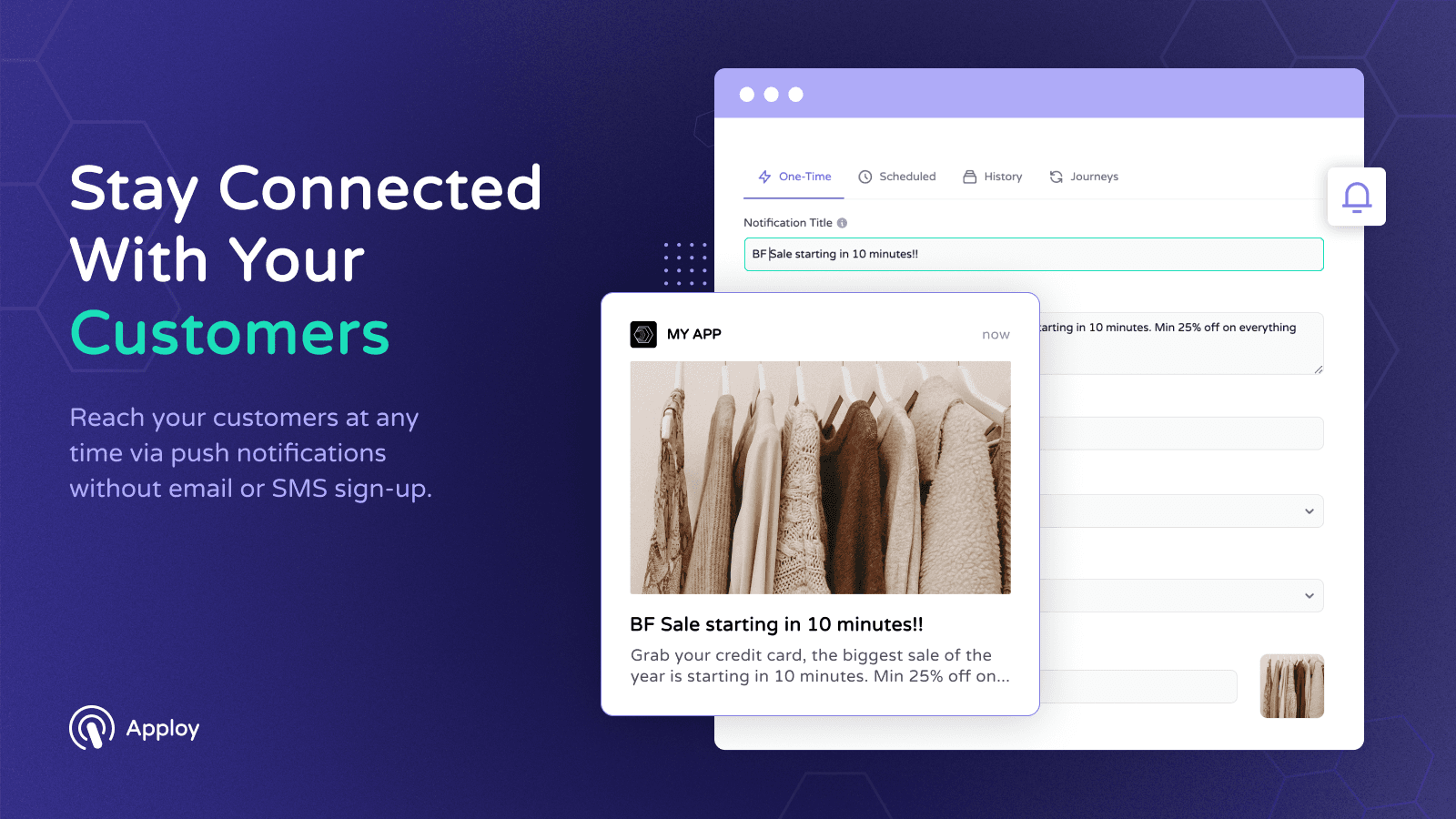 Stay connect with your customers
